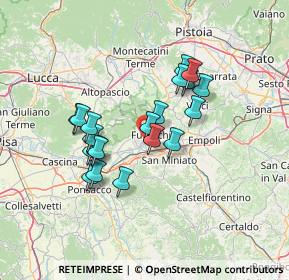 Mappa Via Donica, 56029 Santa Croce sull'Arno PI, Italia (11.817)