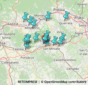 Mappa Via Donica, 56029 Santa Croce sull'Arno PI, Italia (10.45778)