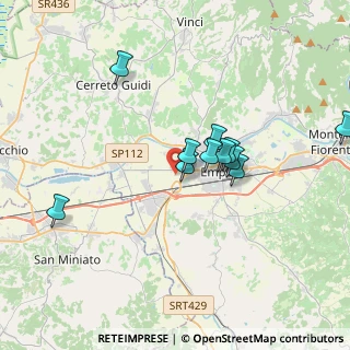 Mappa Via Ponterotto, 50053 Empoli FI, Italia (3.2)