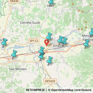 Mappa Via Ponterotto, 50053 Empoli FI, Italia (5.255)