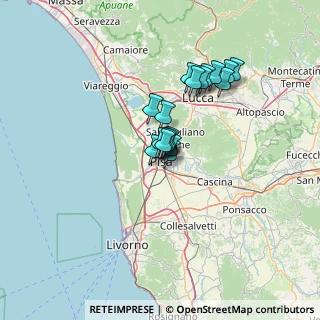 Mappa Via San Frediano, 56126 Pisa PI, Italia (9.20611)