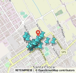 Mappa Via Don Morosini, 56029 Santa Croce sull'Arno PI, Italia (0.34)