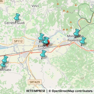 Mappa Via Renato Fucini, 50053 Empoli FI, Italia (4.46818)