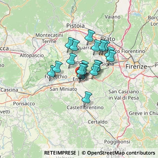 Mappa Via Baccio da Montelupo, 50053 Empoli FI, Italia (8.851)