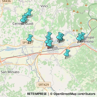 Mappa Via Baccio da Montelupo, 50053 Empoli FI, Italia (3.59769)