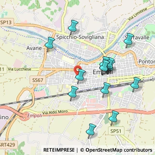 Mappa Via Baccio da Montelupo, 50053 Empoli FI, Italia (1.05)