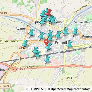 Mappa Via Baccio da Montelupo, 50053 Empoli FI, Italia (0.8865)