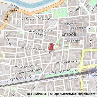 Mappa Via Filippo Brunelleschi, 7, 50053 Empoli FI, Italia, 50053 Empoli, Firenze (Toscana)