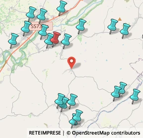 Mappa Via Alcide De Gasperi, 61038 Terre Roveresche PU, Italia (5.519)