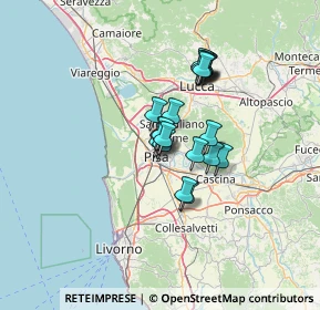 Mappa Via Mario Canavari, 56127 Pisa PI, Italia (9.341)