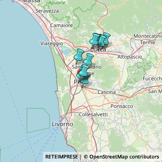 Mappa Via Mario Canavari, 56127 Pisa PI, Italia (8.60091)