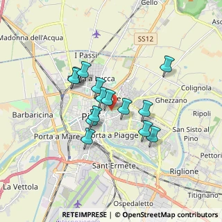 Mappa Via Mario Canavari, 56127 Pisa PI, Italia (1.35857)