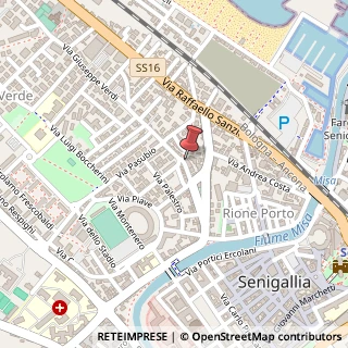 Mappa Via Giuseppe Verdi, 24, 60019 Senigallia, Ancona (Marche)