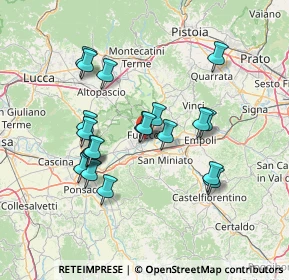 Mappa Via delle Confina di Fucecchio, 56029 Santa Croce sull'Arno PI, Italia (13.288)