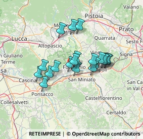 Mappa Via delle Confina di Fucecchio, 56029 Santa Croce sull'Arno PI, Italia (10.8235)