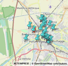 Mappa Via Primo Maggio, 56122 Pisa PI, Italia (1.396)