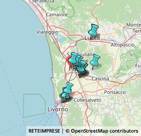 Mappa Via Primo Maggio, 56122 Pisa PI, Italia (9.6225)