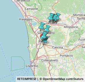 Mappa Via Ettore Sighieri, 56127 Pisa PI, Italia (8.67818)