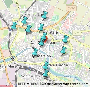 Mappa Via Ettore Sighieri, 56127 Pisa PI, Italia (0.92154)