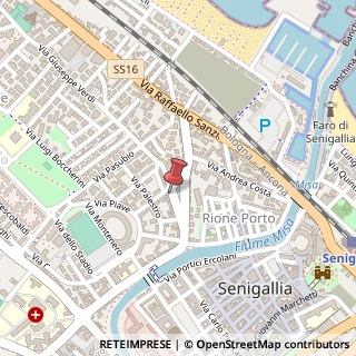 Mappa Largo Arrigo Boito, 34, 60019 Senigallia, Ancona (Marche)