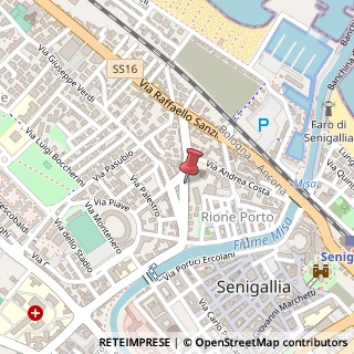 Mappa Via Annibal Caro, 32, 60019 Senigallia, Ancona (Marche)