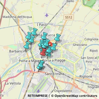 Mappa Via Mario Lalli, 56127 Pisa PI, Italia (1.1715)