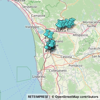 Mappa Via Mario Lalli, 56127 Pisa PI, Italia (9.10111)