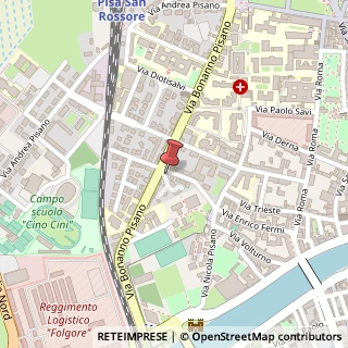Mappa Via Rustichello da Pisa, 21, 56126 Pisa, Pisa (Toscana)
