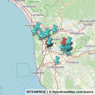Mappa Via del Castelletto, 56126 Pisa PI, Italia (9.715)
