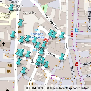 Mappa Vicolo Quarantotti, 56126 Pisa PI, Italia (0.072)
