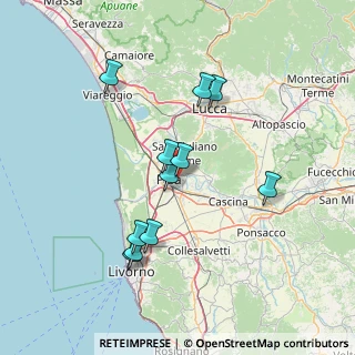 Mappa Via Giuseppe Moruzzi, 56127 Pisa PI, Italia (13.89364)