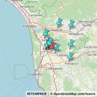 Mappa Via Giuseppe Moruzzi, 56127 Pisa PI, Italia (6.91)