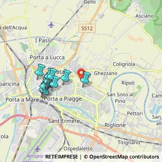 Mappa Via Giuseppe Moruzzi, 56127 Pisa PI, Italia (1.80364)