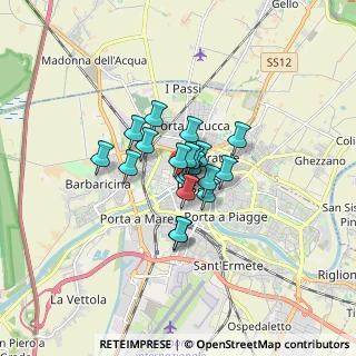 Mappa Piazza Dante Alighieri, 56126 Pisa PI, Italia (0.9235)