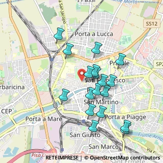 Mappa Piazza Dante Alighieri, 56126 Pisa PI, Italia (0.89667)