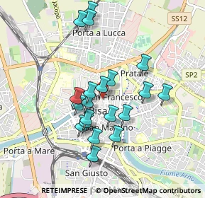 Mappa Largo Ciro Menotti, 56127 Pisa PI, Italia (0.812)