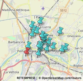 Mappa Palazzo Toscanelli, 56127 Pisa PI, Italia (1.22)