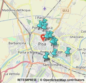 Mappa Largo Ciro Menotti, 56127 Pisa PI, Italia (1.29273)