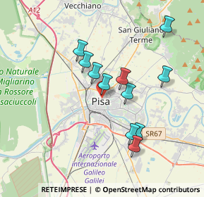 Mappa Largo Ciro Menotti, 56127 Pisa PI, Italia (3.29182)