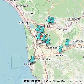 Mappa Via Alessandro Volta Ghezzano, 56017 San Giuliano Terme PI, Italia (11.44667)