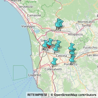 Mappa Via Alessandro Volta Ghezzano, 56017 San Giuliano Terme PI, Italia (11.49)