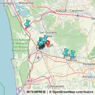 Mappa Via Alessandro Volta Ghezzano, 56017 San Giuliano Terme PI, Italia (4.60273)