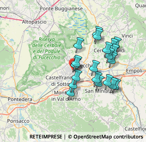 Mappa Via dei Caduti Dell'Arma dei Carabinieri, 56029 Santa Croce sull'Arno PI, Italia (6.465)