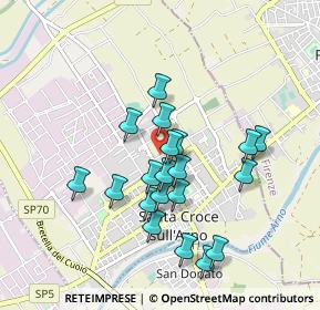 Mappa Via dei Caduti Dell'Arma dei Carabinieri, 56029 Santa Croce sull'Arno PI, Italia (0.83)