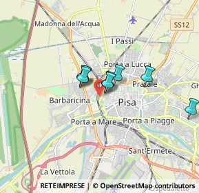 Mappa Via Vanni Turino, 56122 Pisa PI, Italia (2.73267)