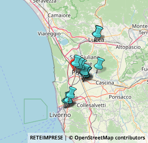 Mappa Via Andrea Pisano, 56122 Pisa PI, Italia (9.54188)