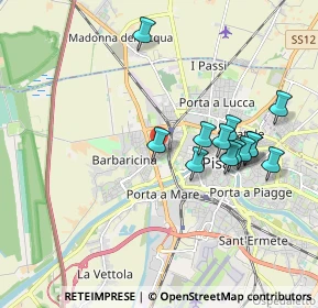 Mappa Via Andrea Pisano, 56122 Pisa PI, Italia (1.82385)