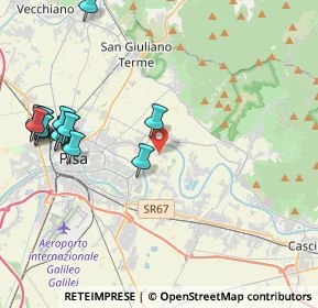 Mappa Via Santa Lucia, 56023 Cascina PI, Italia (5.17)