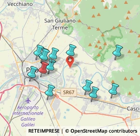 Mappa Via Santa Lucia, 56023 Cascina PI, Italia (3.71692)