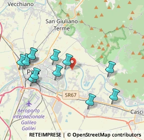 Mappa Via Santa Lucia, 56023 Cascina PI, Italia (4.15917)